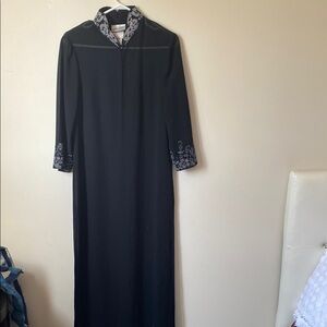 Joseph Ribkoff Black 3/4 Sleeve Mock Neck Cardigan